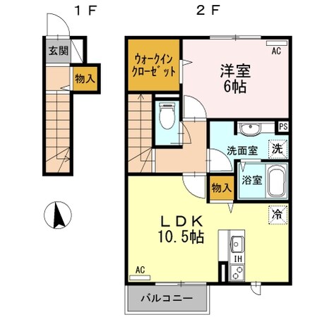 アリエルガーデンの物件間取画像